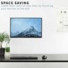VIVO Full Motion Wall Mount for up to 27 inch LCD LED TV and Computer Monitor Screens, Tilt and Swivel Bracket with Max 100x100mm VESA, Black, MO