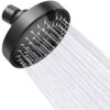 Shower Head, High-Pressure Rain Fixed Showerhead Rainfall 5-Setting with Adjustable Metal Swivel Ball Joint, Bathroom Showerhead 4 Inch High Flow