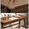 WALNUT Furniture Set Solid Wood Table And Chair Furniture Set Study Table Set 80 * 55 * 75Cm