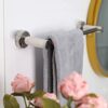 Towel Racks for Bathroom Shrink Towel Rack Stainless Steel,Bathroom Towel Holders Bath Towel Hooks Brushed Nickel Wall Mounted Towel Bar Rod Hang