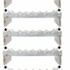Sorbus® Wood Wine Stackable Rack 6 Tier — Rustic Style Wine Racks for Bottles — Perfect for Bar, Wine Cellar, Basement, Cabinet, Pantry, etc. (6-