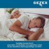 Setex Mattress Topper, Polyester, White, 75 x 90 x 1 cm