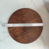 Wooden Bourbon Whiskey Barrel Shelf, Hand Crafted Wall Mounted Wine Rack Countertop, Round Display Organizer Stand Bar Shelves Vintage Liquor Bot