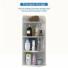 DINGZZ Waterproof Toilet Bathroom Cabinet Floor Tripod Washstand Storage Free Punching Storage Washbasin Corner