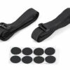 Monoprice Elements Speaker Stand - 28 Inch (Pair) with Cable Management, Strong Tempered Glass Base with Floor Spikes, Black (139494)