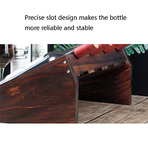Yalych Home Kitchen Wine Racks Handmade Wine Rack, Solid Wood Wine Display Rack, Wine Cabinet, Home Wine Racks Decoration for Living Room Entranc