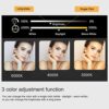 MIQU 600 x 500 mm Illuminated Bathroom Mirror,Bathroom Mirror with Led lights,Light Touch Sensor and Demister Anti-Fog Horizontal/Vertical Wall M