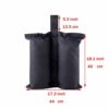 YELAIYEHAO 4 PCS Weights Bag for Pop up Canopy Tent Weighted Feet Bag Sand Bag (Large-4pcs)