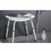 Bath Stools,Height Adjustable Shower Stool, Bathroom Seat, Shower Chair, Bathing Aid for Elderly, Disabled, and Handicapped, Bath Seat Benc