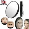 Bodyplus Concave Makeup Mirror, Small Compact 20x Magnifying Mirror with Suction Cups - Magnifying Vanity Mirror Ideal for Shaving, Makeup Applic
