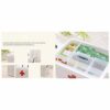 BSTCAR Medicine Storage Box, Plastic Portable Lockable Medicine Box Medicine Container Box Multi-layer First-aid Box White