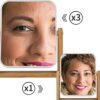 LOTIKO Makeup Mirror with Natural Bamboo Stand, 1X/3X Magnification Double Sided 360 Degree Swivel Magnifying Mirror,Vanity Table,Office Desk,Roo