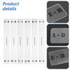 6 Pieces CD Rack Sorting Card,Vinyl Record Rack Acrylic Divider Card with A-Z Letters,Suitable for Dividing Records,Books and Work Information