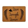 Ytanie Welcome Mats for Front Door Outdoor Entry Man Cave Where I Do Man Doormat Non Slip Rubber Mat for Home Indoor Farmhouse Funny Kitchen Rugs