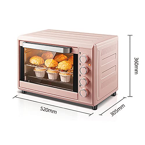 JJINPIXIU Multi-function Oven, 42L Large-capacity Electric Oven, Three-layer Roasting Position, With Bakeware Grilling Net, Intelligent Household