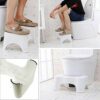 myAIMS 7" Bathroom Toilet Stool, Medically Tested Squatting Toilet Stool, Non-invasive Remedy for Haemorrhoids, Constipation, IBS, Flatulence, Bl