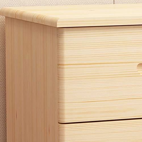 LUKEO Simple Bedside Table All Solid Wood Simple Bedroom Storage Cabinet, Bedside Storage Bedside Table