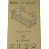 Britten & James Shower Tidy Suction Fit Rust Proof Stainless Steel