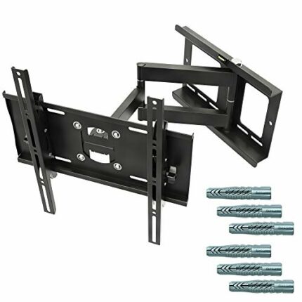 RICOO TV Bracket Tilt Swivel approx 32-65 Inch R23-F for LED LCD OLED Curved and Flatscreens Wall Mount Universal for VESA 200x200-400x400