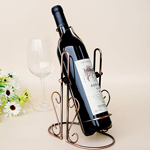 ALREMO HUANGXING - Wine Rack, Metal Wine Bottle Holder, Wine Display Stand for Bars, Home Decor, Perfect Addition to Your Collection,1pc