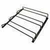 Abcsea 1 Piece Wine Glass Rack Under Cabinet, Stemware Rack Black, Wine Glass Holder, Goblet Wine Rack With Screws, 30cm 3 Rows
