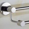 N/A Double Towel Bar Stainless Steel Bathroom Kitchen Towel Holder Dual Towel Rod Rustproof Wall Mount