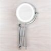 QUANJJ Makeup, Led Extendable Cosmetic Wall Diameter 17.5 Cm