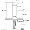 Solepearl Basin Tap Mixer Bathroom Solid Brass Hot and Cold Basin Mixer Tap Bathroom Sink, Modern Single Lever Bathroom Sink Tap with UK Standard