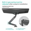 ONKRON PC & TV Monitor Wall Mount for 13-32-inch Screens Full Motion Adjustable Arm Support - Tilt Swivel Rotate VESA 75x75-100x100 mm up to 8 kg