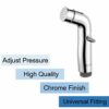 ZOTTI Bidet Douche Spray Hands Free - Toilet Bidet Bathroom Hand Held Shower Bidet Spray Toilet - ABS Chrome
