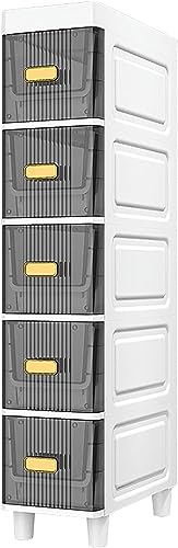Bathroom Crevice Cabinet Restroom Storage Cabinet Light Luxury Bathroom Shelves Toilet Side Floor Shelves Storage Cabinet, for Small Spaces, Clos