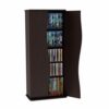 Atlantic Venus Media Storage Cabinet – Compact Space-Saving Design, Holds up to 198 CDs, or 88 DVDs or 108 Blu-Rays, Magnetic-Latch Doors to Prot
