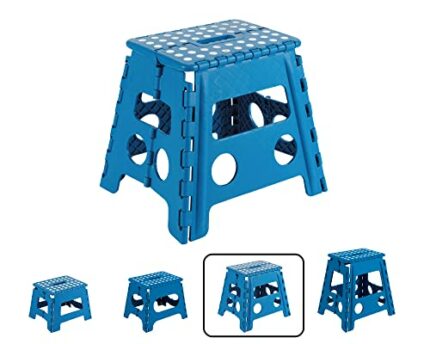 Arregui TB-032-A Folding Stool - 29 x 22 x 32 cm - Blue