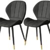dining chair Kitchen Dining Room Furniture Chairs Living Room Chairs Set Of 2 Dining Chairs With Upholstered Seat and Cushioned Backrest Leisure