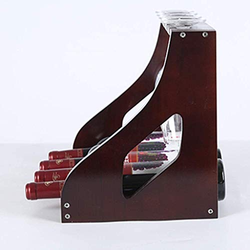 BVDSG Tabletop Wood Wine Holder, Countertop Wine Rack, Perfect for Home Decor & Kitchen Storage Rack, Bar, Wine Cellar, Cabinet, Pantry, Etc