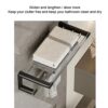 HIGOH Towel Racks,Bathroom Towel Rack Wall Mounted Towel Holder,Light Bathroom Towel Rack, Bath Towel Holder,Bathroom Rack