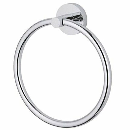 Stainless Steel Towel Holder, Bathroom Towel Ring, Wall Mount Hanging Towel Hanger Bath Accessories, Contemporary Round Style/Shape Hand Kitchen