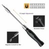 Adjustable Precision Screwdriver Set, Laptop Scredriver, JAKEMY 164 in 1 Professional Computer Screwdriver Repair Tool Kit with T5 T6 Torx Screwd