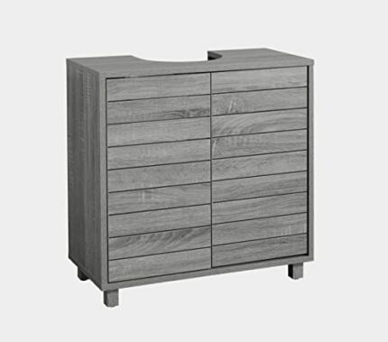 House and Homestyle Under Sink Cabinet, Grey, H60cm x W60cm x D30cm