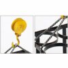 Stylish Simplicity Metal Bar Personality Loading Machine Hemp Rope Wine Rack Home Cooking Noodle Decoration Retro Industrial Wind Bar Restaurant