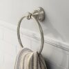 Moen, Brushed Nickel Y2686BN Banbury Towel Ring, 0.4