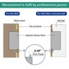 Bernkot Stainless Steel Shower Niche 12" X 12" White Rimless No Tile Needed Recessed Shower Shelf for Bathroom Storage