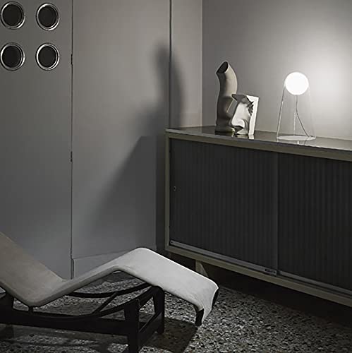 ALREMO HUANGXING - Bedside Table Lamp with Glass Lampshade, Modern Nightstand Desk Lamp, Decorative Desk Lamp for Bedroom, Living Room, Childrens