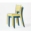 WALNUT Creative Plastic Chair Dining Chairs for Dining Rooms Restaurant Furniture Living Room Kitchen Cafe Dining Chairs (Color : C)