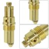 JINXM 2pcs Basin Pop Up Clack Slotted Plug Bolt Assembly Basin Pop Up Click Clack Plug Bolt Replacement Assembly Screw for Most Sink Bath Tub Bas
