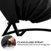 xocome Egg Chair Covers, Outdoor Swing Egg Chair Cover Waterproof Anti-dust with Zipper 210D Oxford Fabric Veranda Garden Lawn Chair Protector Fu