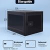 Lockable Box, Clear Lockable Storage Box for Food，Tech and Home Safety, Medicine Lock Box for Safe Medication,Lockable Storage Bin, Tablet Phone