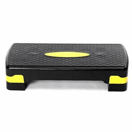 TWDYC Fitness Aerobic Step Adjustable Non-slip Cardio Yoga Pedal Stepper Gym Workout Exercise Fitness Aerobic Step Equipment 100KG