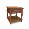 FRDTSG American Solid Wood Side Corner Corner Living Room Sofa Side Cabinet Simple Table Bedside Table Locker Walnut Small Coffee