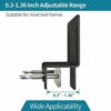 RLDVAY Mattress-Holder-in-Place，6 Pcs Mattress-Slide-Stopper, Non-Slip-Mattresss-Gaskets for Metal Bed Frame, Matress-Retainer-Bar, Non-Slip Matt